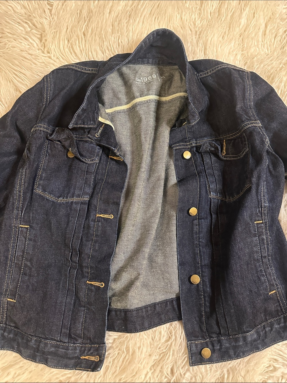 Gap 1969 Dark Blue Denim Jacket XL